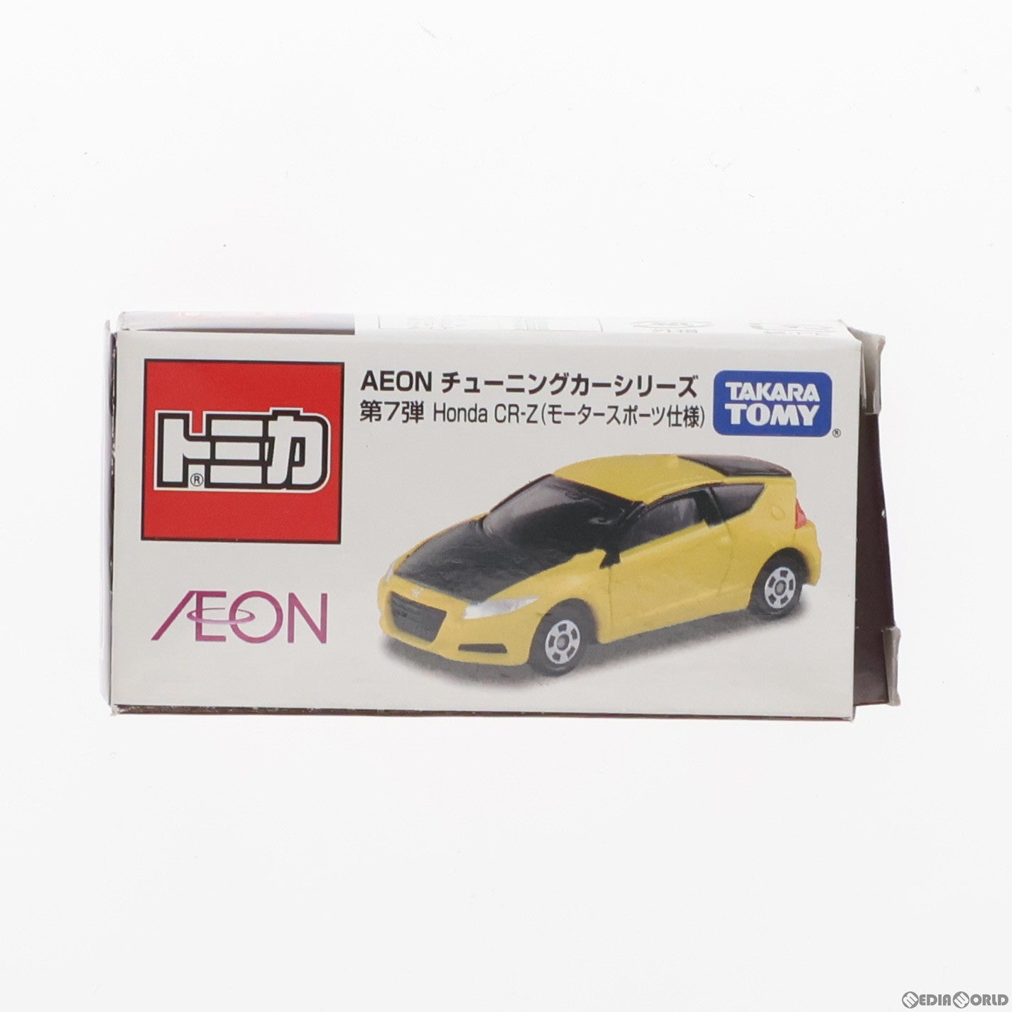 【中古即納】[MDL] イオン限定 トミカ AEON チューニングカーシリーズ 第7弾 1/61 Honda CR-Z モータースポーツ仕様(イエロー×ブラック) 完成品 ミニカー タカラトミー(19991231)