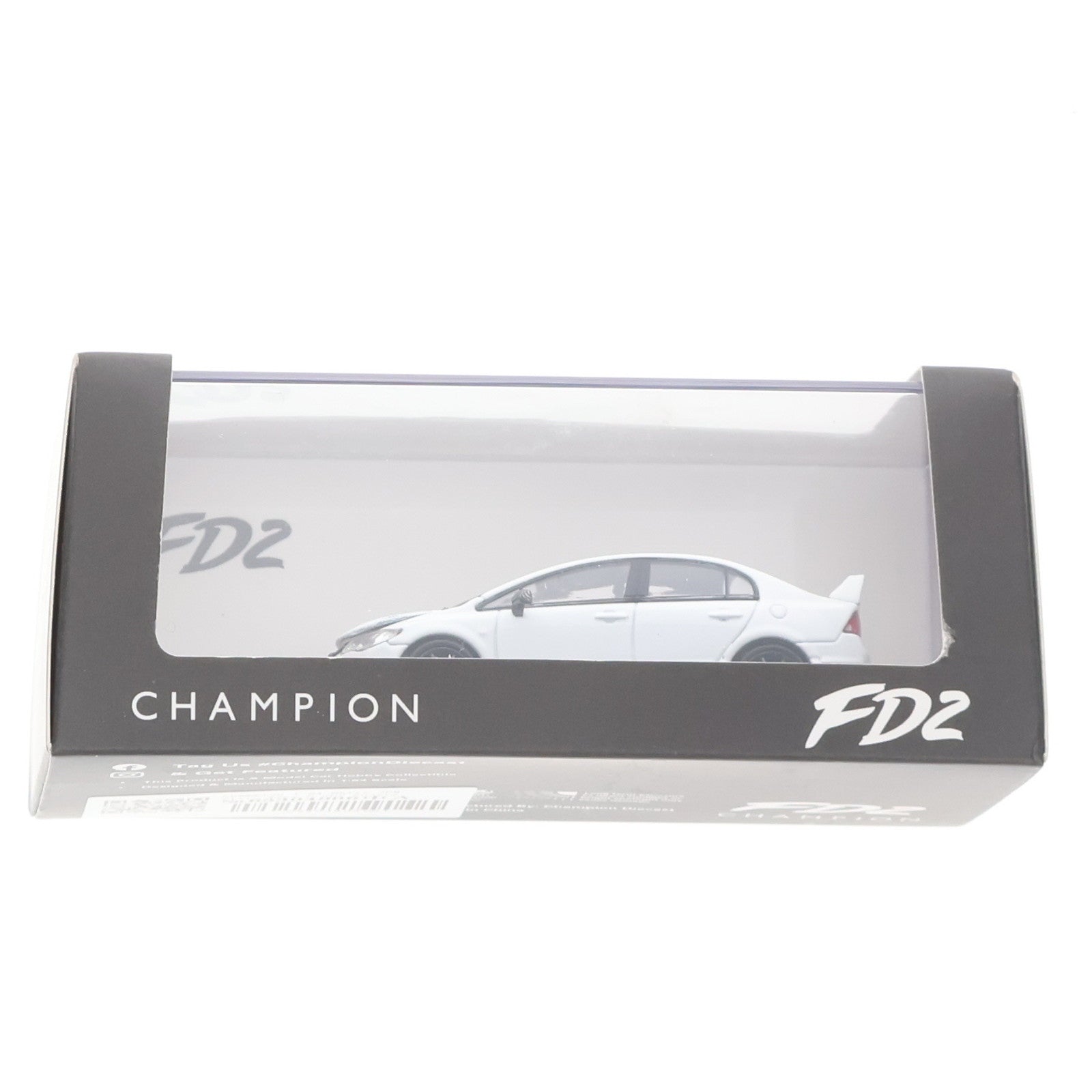 【中古即納】[MDL] 1/64 JDM Civic(シビック) Type R FD2 スポーツモデル ホワイト 完成品 ミニカー CHAMPION(チャンピオン)(20231231)
