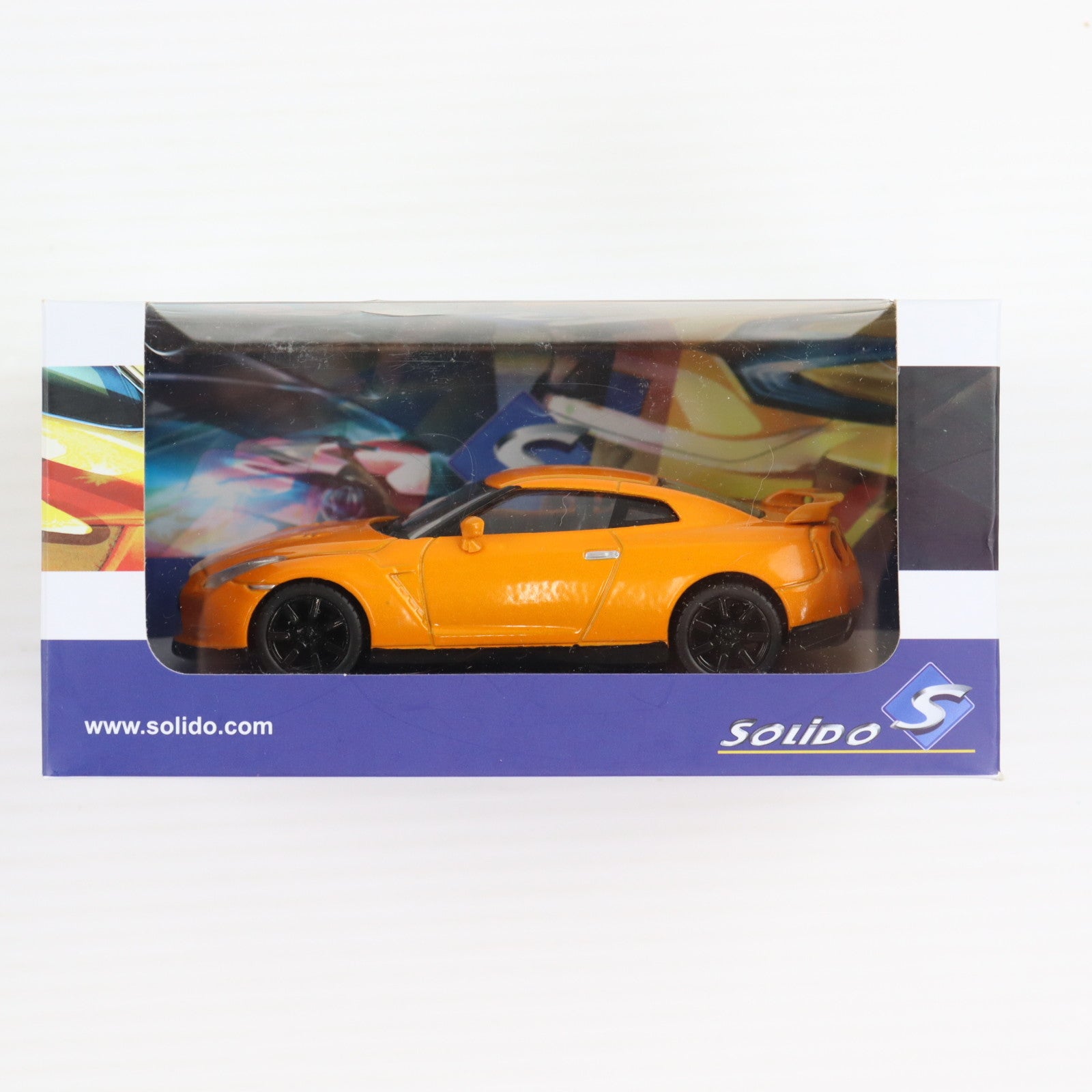 【中古即納】[MDL] スポーツレンジシリーズ 1/43 日産 GT-R(オレンジ) 完成品 ミニカー(S4401200) solido(ソリド)(20170125)