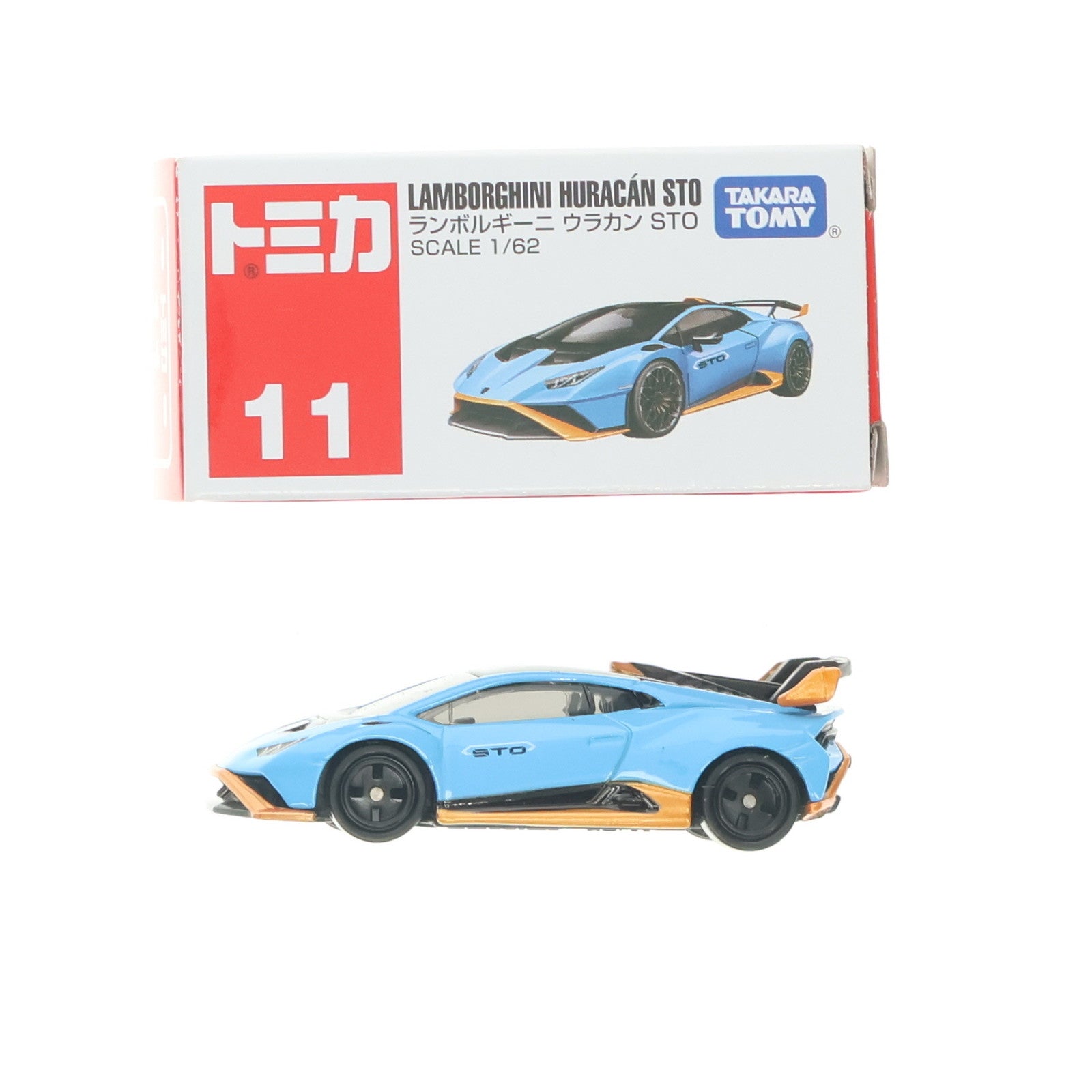 【中古即納】[MDL] トミカ No.11 1/62 ランボルギーニ ウラカン STO 完成品 ミニカー タカラトミー(20220416)