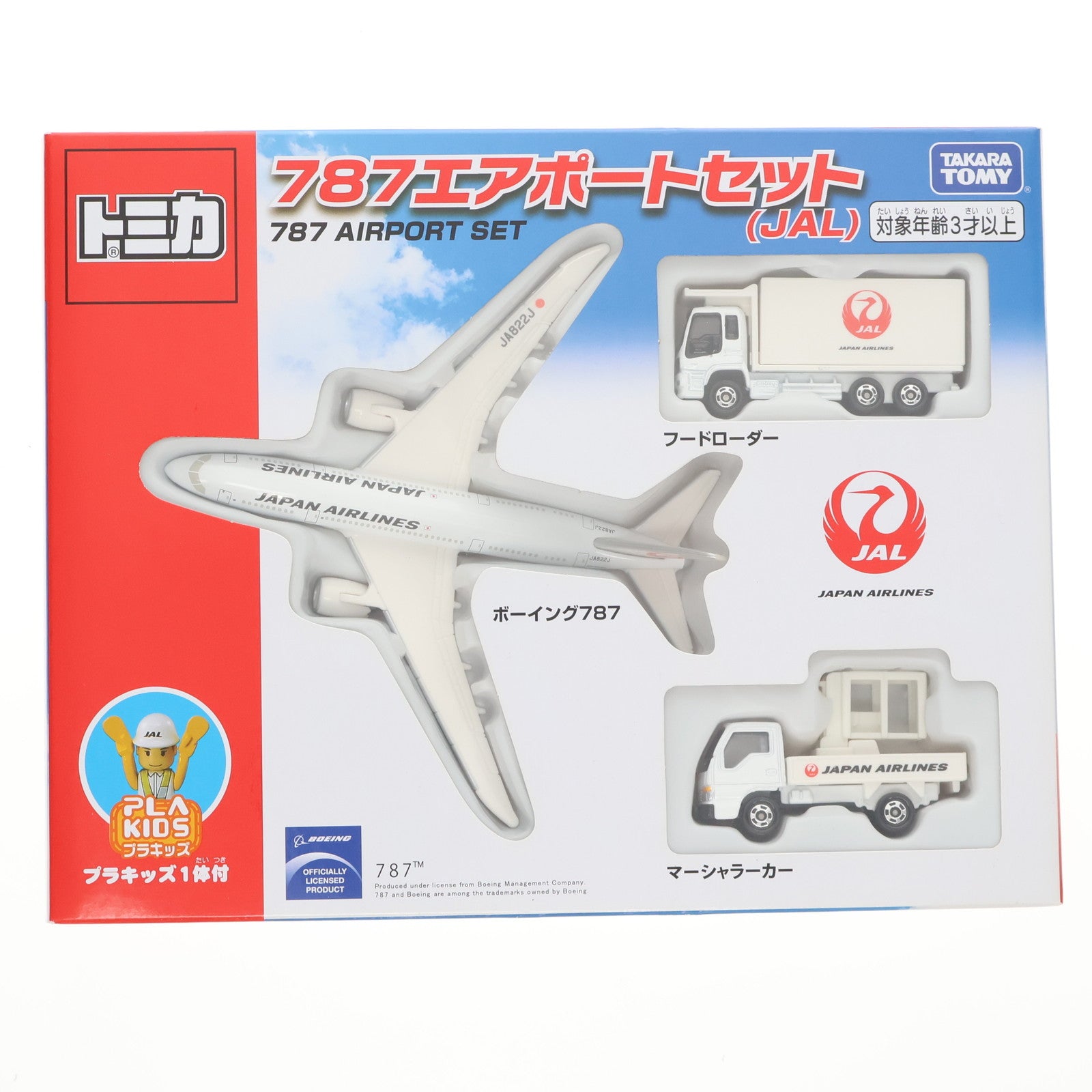 【中古即納】[MDL] トミカギフト 787エアポートセット(JAL) 完成品 ミニカー タカラトミー(20121228)
