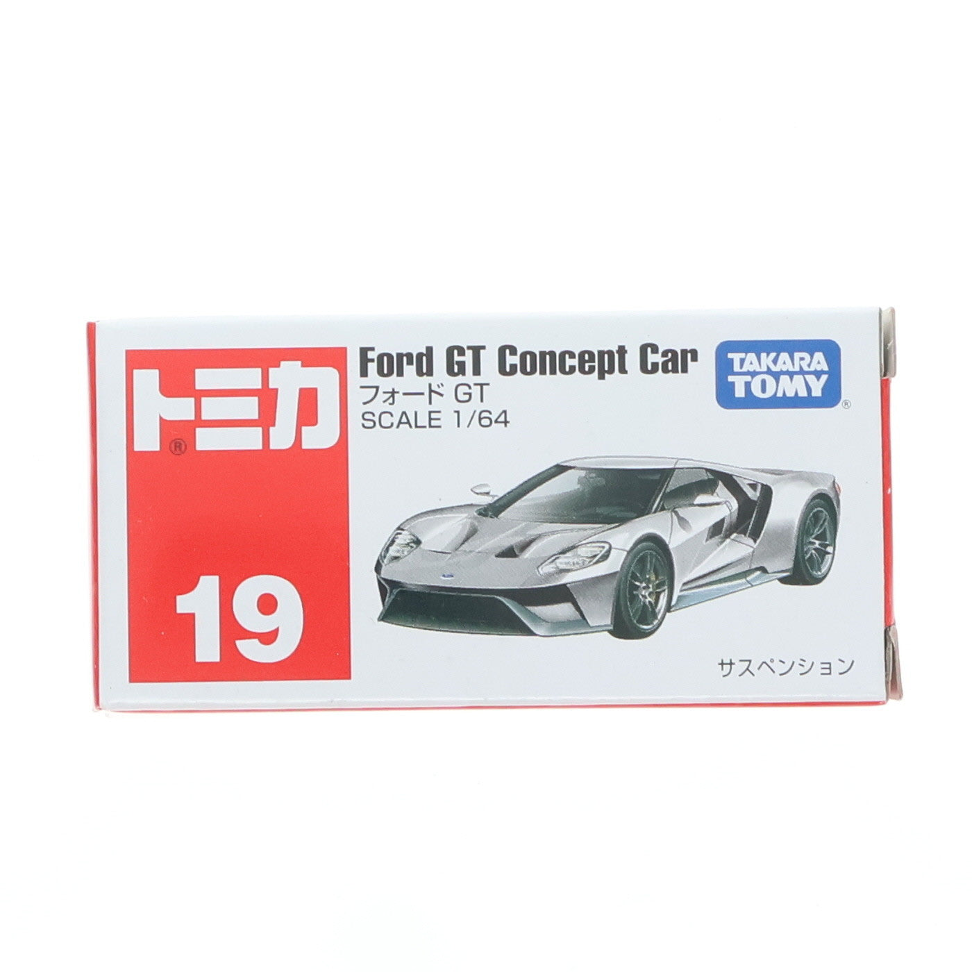 【中古即納】[MDL] トミカ No.19 1/64 フォードGT(シルバー) 完成品 ミニカー タカラトミー(20170916)