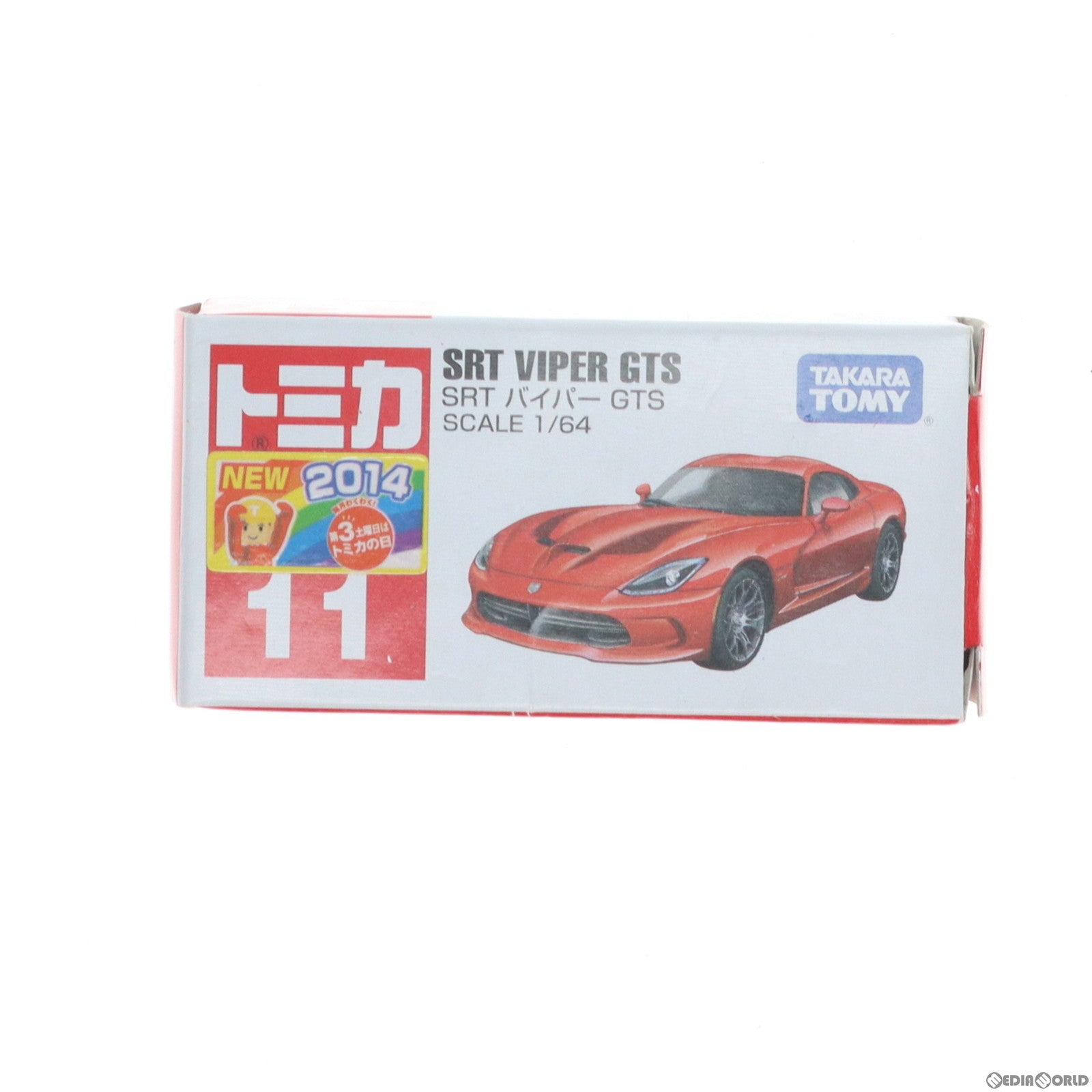 【中古即納】[MDL] トミカ No.11 1/64 SRT バイパー GTS(レッド) 完成品 ミニカー タカラトミー(20140419)