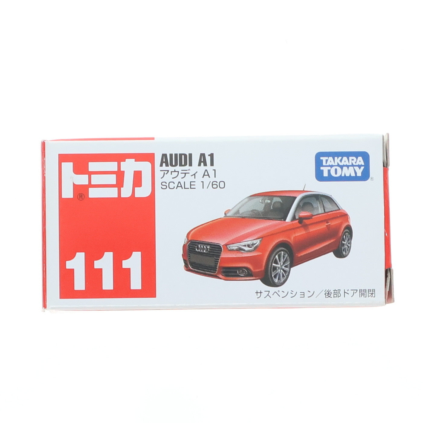 【中古即納】[MDL] トミカ No.111 1/60 アウディA1(レッド) 完成品 ミニカー(438779) タカラトミー(20130420)