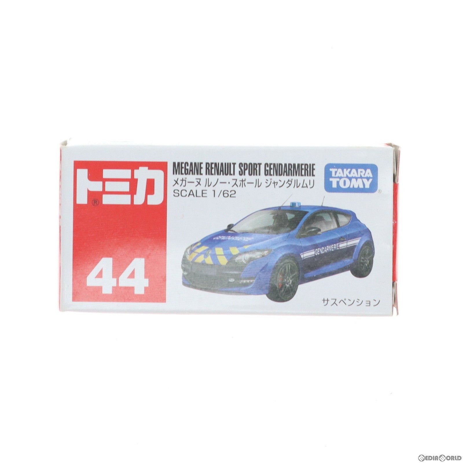【中古即納】[MDL] トミカ No.44 メガーヌ ルノー・スポール ジャンダルムリ(メタリックブルー) 完成品 ミニカー タカラトミー(20140719)