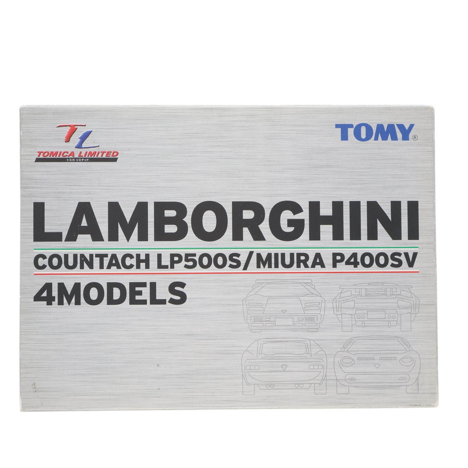 【中古即納】[MDL] トミカリミテッド ランボルギーニ カウンタック LP500S/ミウラ P400SV 4台セット 完成品 ミニカー(671640) トミー(20030731)