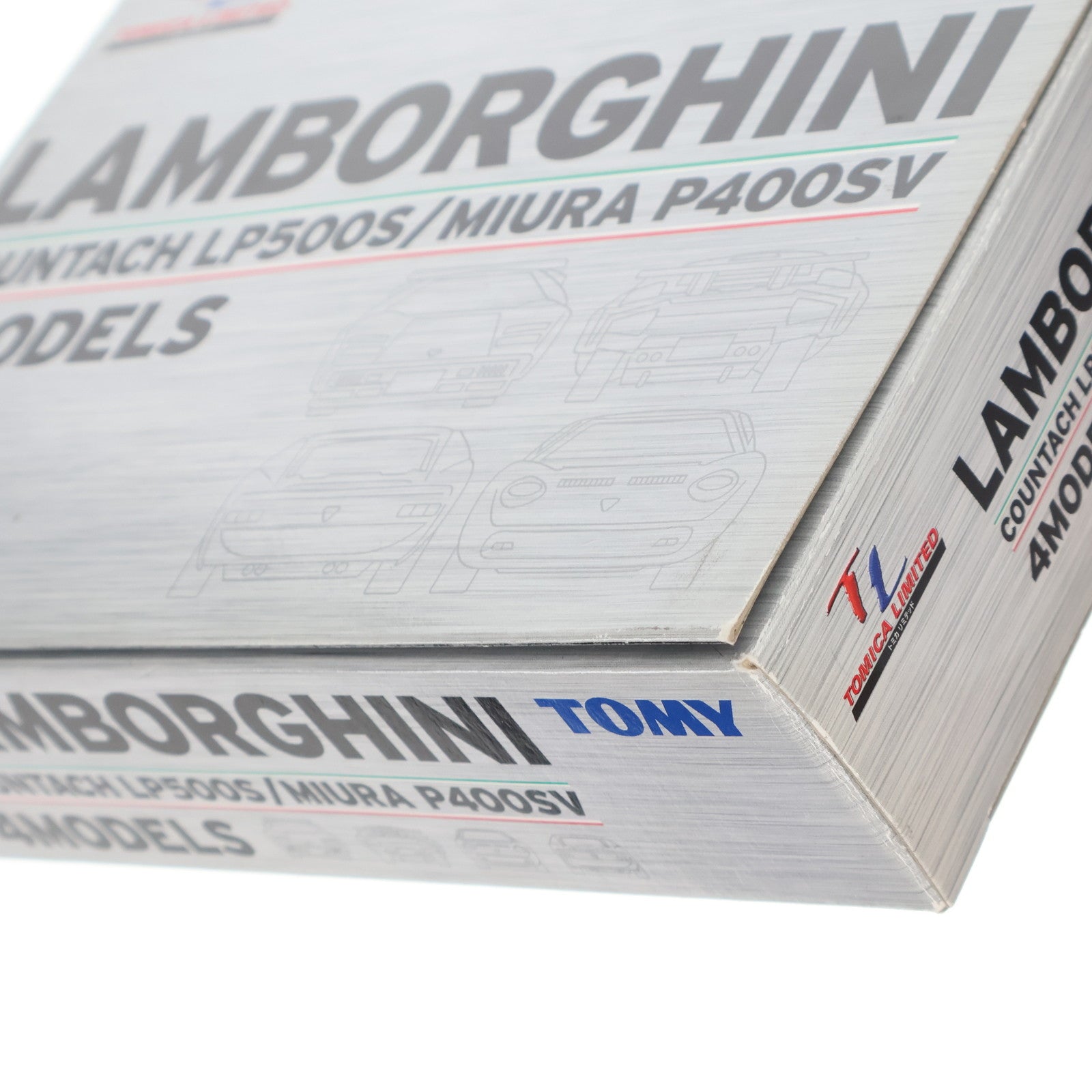 【中古即納】[MDL] トミカリミテッド ランボルギーニ カウンタック LP500S/ミウラ P400SV 4台セット 完成品 ミニカー(671640) トミー(20030731)