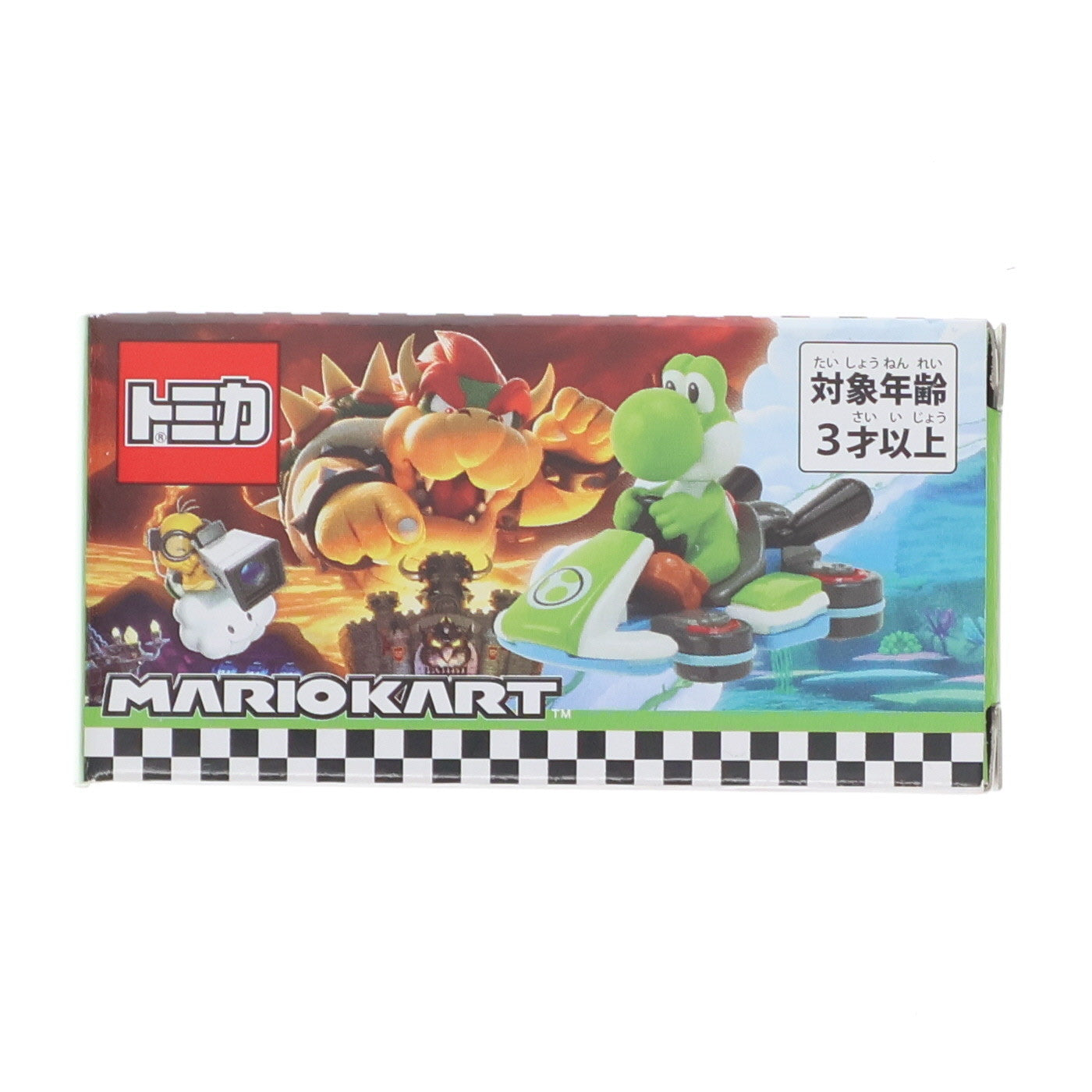 【中古即納】[MDL] トミカ マリオカート ヨッシー(グリーン×ホワイト×ライトブルー) 完成品 ミニカー ユニバーサル・スタジオ・ジャパン スーパーニンテンドーワールド限定 タカラトミーアーツ/ユー・エス・ジェイ(19991231)