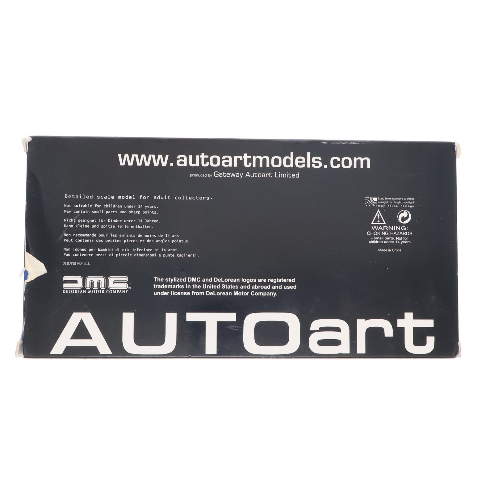 【中古即納】[MDL] オートアート・コンポジットモデルシリーズ 1/18 デロリアン DMC-12(サテンシルバー) 完成品 ミニカー(79916) AutoArt(オートアート)(20181227)