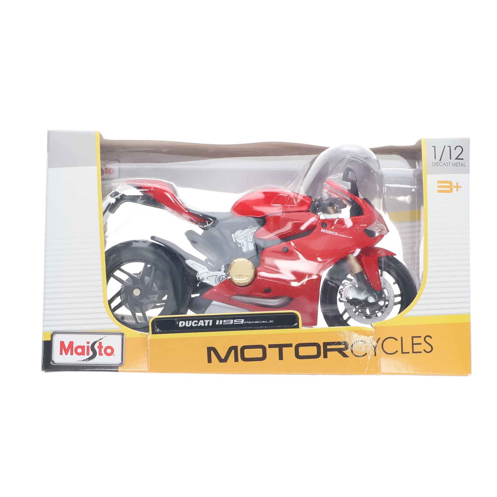 【中古即納】[MDL] (単品) モーターサイクルシリーズ 1/12 DUCATI(ドゥカティ) 1199(レッド×ブラック) 完成品 ミニカー(31101) Maisto(マイスト)(20101231)
