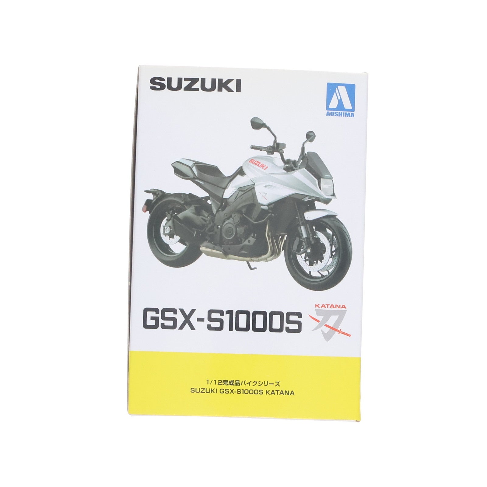 【中古即納】[MDL] 1/12 完成品バイクシリーズ SUZUKI(スズキ) GSX-S1000S KATANA グラススパークルブラック ミニカー(106181) スカイネット(アオシマ)(20190705)