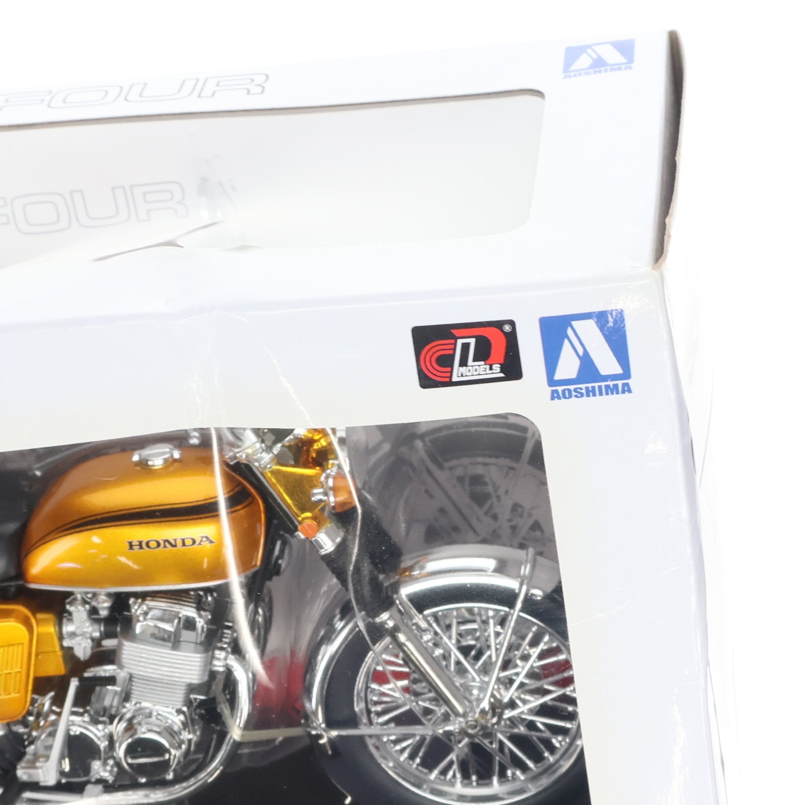 【中古即納】[MDL] 1/12 完成品バイクシリーズ Honda CB750FOUR(K0) キャンディゴールド ミニカー(104309) スカイネット(アオシマ)(20171228)