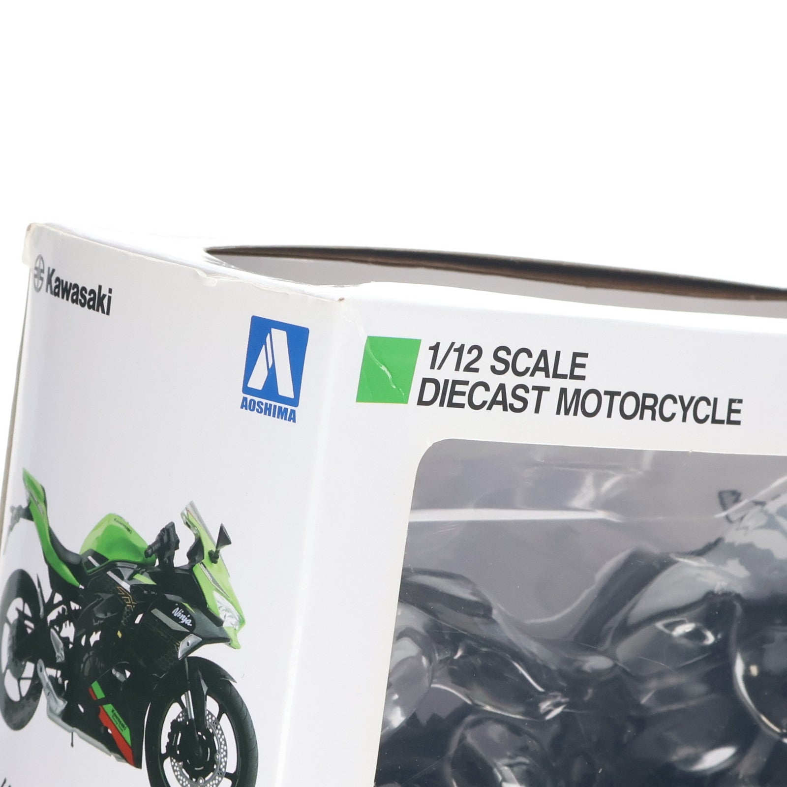 【中古即納】[MDL] 1/12 完成品バイクシリーズ KAWASAKI Ninja ZX-25R メタリックスパークブラック ミニカー(109717) スカイネット(アオシマ)(20230421)