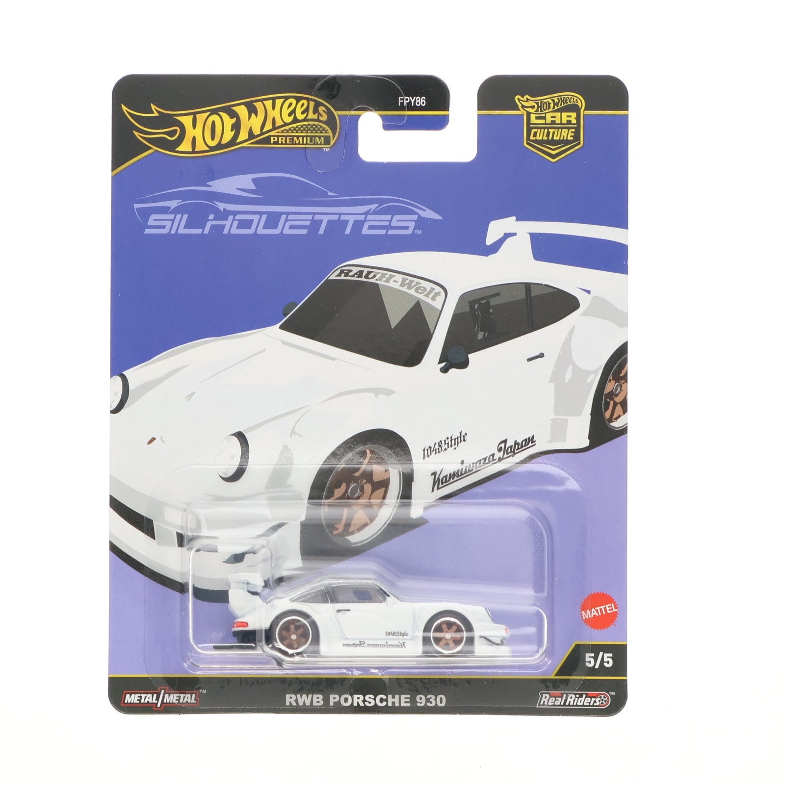 【中古即納】[MDL] Hot Wheels(ホットウィール) カーカルチャー シルエット 1/64 RWB ポルシェ 930 完成品 ミニカー(JBK58-9866) マテル(20250412)
