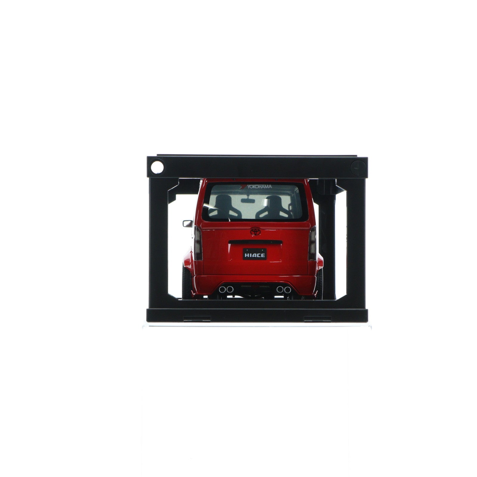 【中古即納】[MDL] 1/18 T・S・D WORKS HIACE Black/Red 完成品 ミニカー(IG2805) ignition model(イグニッションモデル)(20230521)