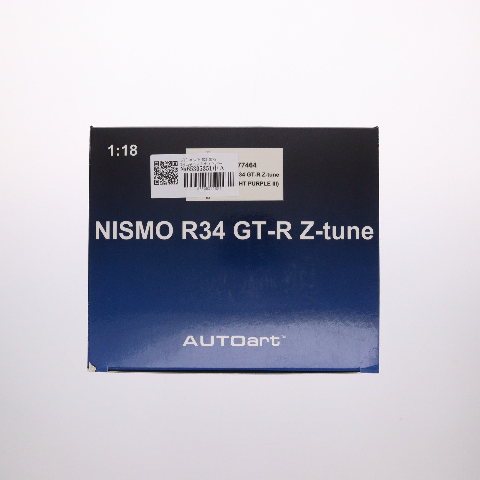 【中古即納】[MDL] オートアート・コンポジットモデルシリーズ 1/18 ニスモ R34 GT-R Z-tune(ミッドナイトパープルIII) 完成品 ミニカー(77464) AUTOart(オートアート)(20240301)