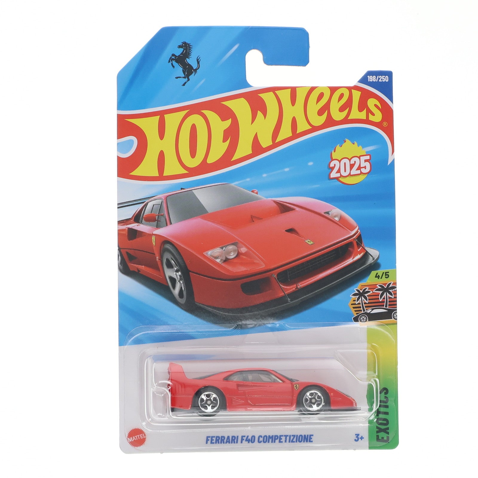 【中古即納】[MDL] Hot Wheels ベーシックカー 1/64 フェラーリ F40 コンペティツィオーネ 完成品 ミニカー(JFN43-9866) マテル(20251004)