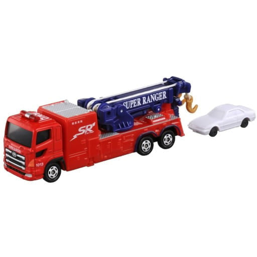 【中古即納】[MDL] ロングタイプトミカ No.132 横浜市消防局 特別高度救助部隊 機動けん引工作車(レッド) 完成品 ミニカー タカラトミー(20180616)