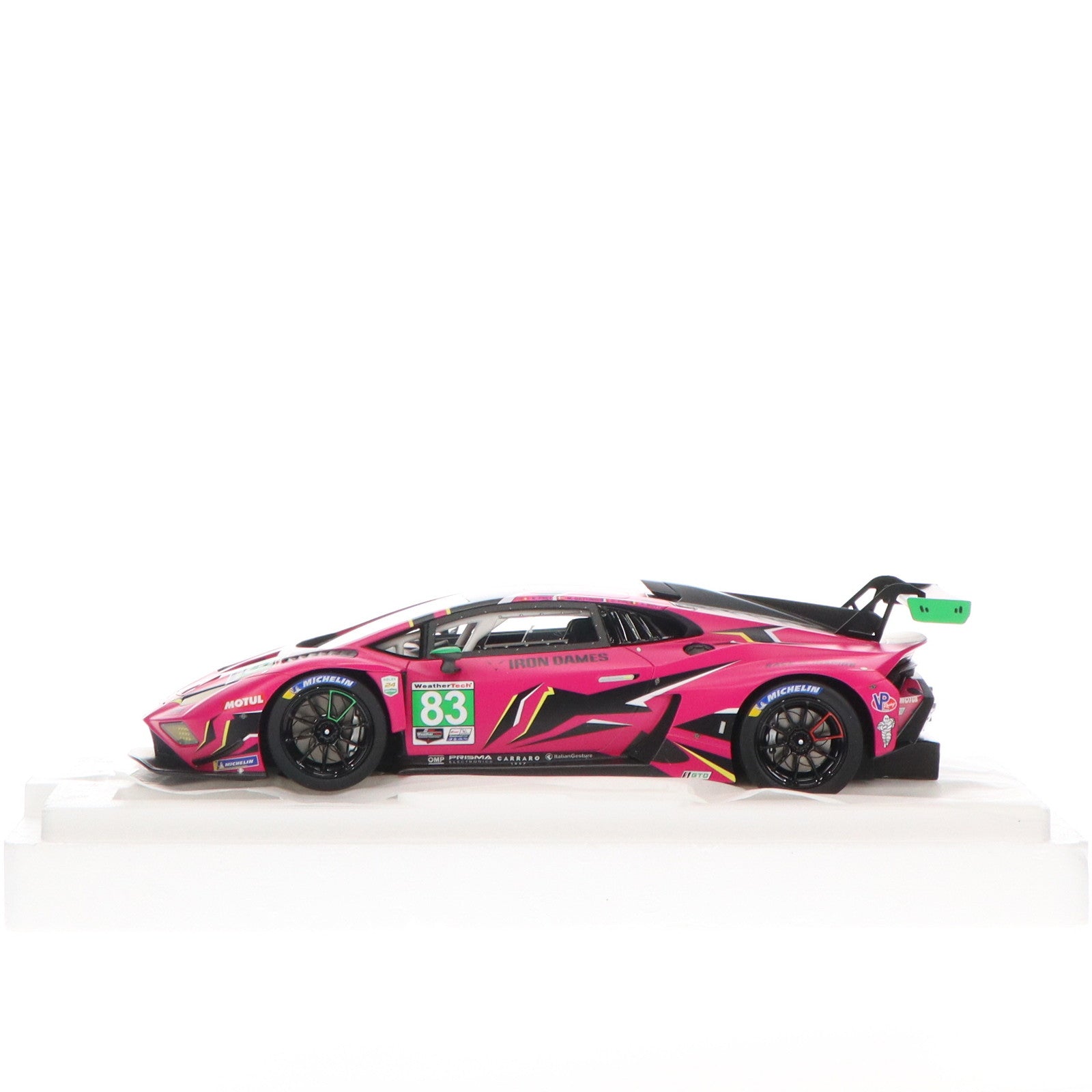 【中古即納】[MDL] TOP SPEEDシリーズ 1/18 ランボルギーニ ウラカン GT3 EVO2 IMSA デイトナ24時間 2023 #83 Iron Dames 完成品 ミニカー(TS0532) TSM(トゥルースケールミニチュアズ)(20240621)