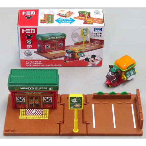 【中古即納】[MDL] タカラトミーモール限定 ドリームトミカ SP ディズニーモータース ミッキーのハンバーガーショップ(トミカ付き) 完成品 ミニカー タカラトミー(20230930)