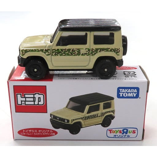 【中古即納】[MDL] トイザらスオリジナル トミカ 1/57 スズキ ジムニー カスタマイズデザイン仕様(ベージュ×ブラック×迷彩) 完成品 ミニカー タカラトミー(20230415)
