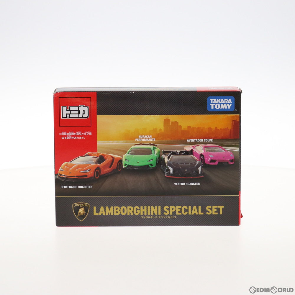 【中古即納】[MDL] トミカギフト LAMBORGHINI SPECIAL SET(ランボルギーニスペシャルセット)(4台セット) 完成品 ミニカー タカラトミー(20180616)