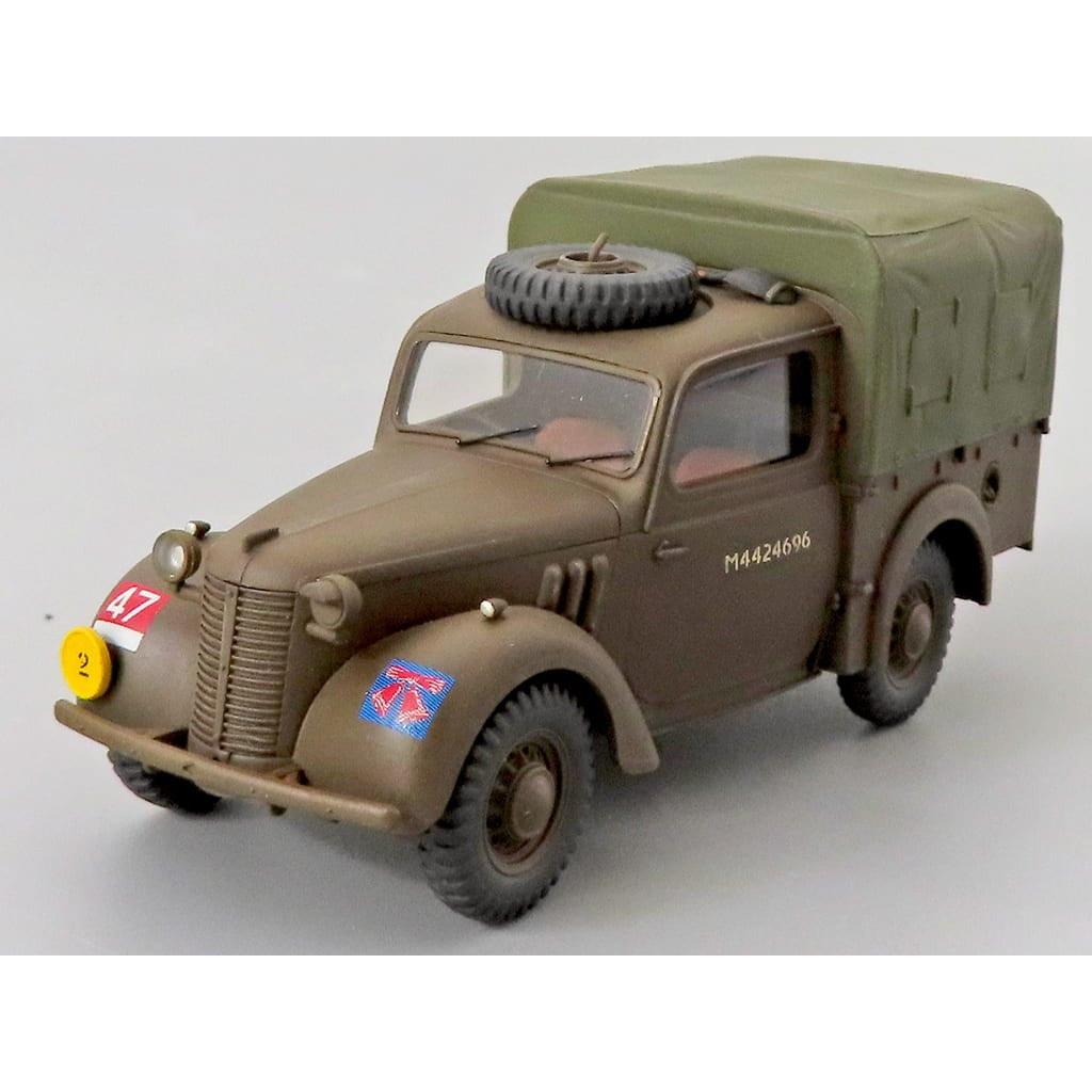 【中古即納】[MDL] ミリタリーミニチュアコレクション 1/48 イギリス小型軍用車 10HPティリー 第47ロンドン歩兵師団 完成品 ミニカー(26543-400) タミヤ(20090530)