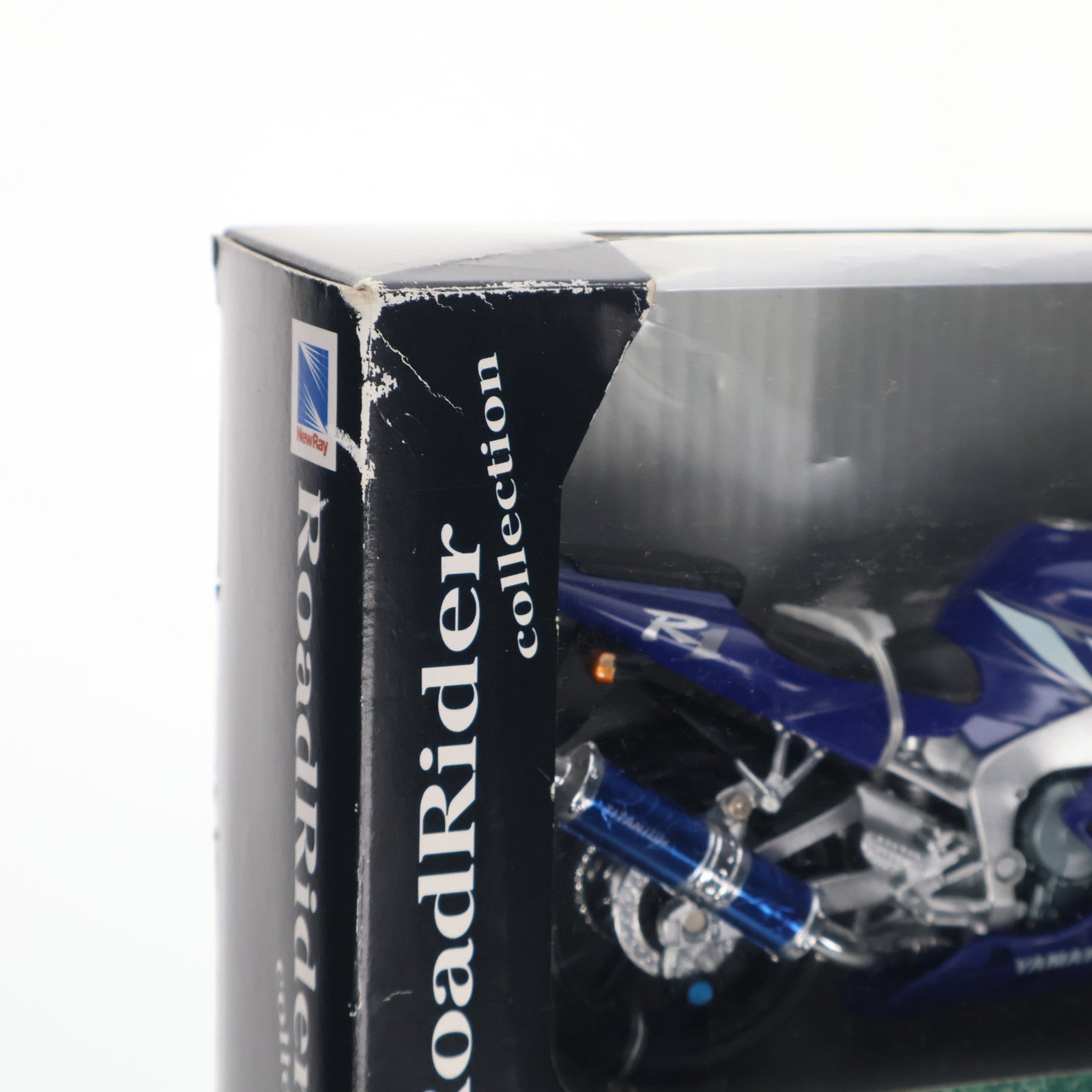 【中古即納】[MDL] 1/12 YAMAHA YZF-R1(ブルー×シルバー×ブラック) 完成品 ミニカー(53143) NewRay(ニューレイ)(20011231)