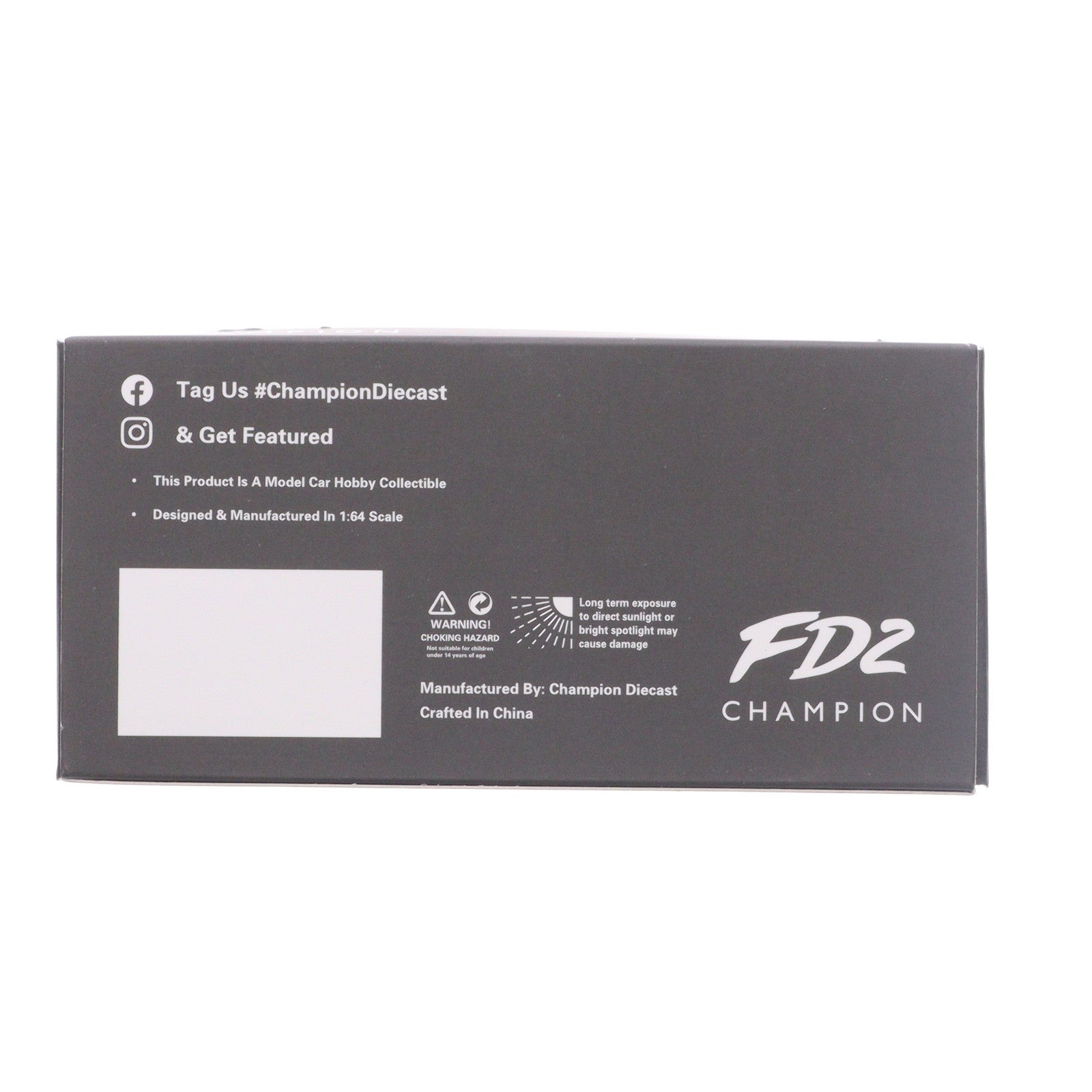 【中古即納】[MDL] 1/64 JDM Civic(シビック) Type R FD2 スポーツモデル ホワイト 完成品 ミニカー CHAMPION(チャンピオン)(20231231)