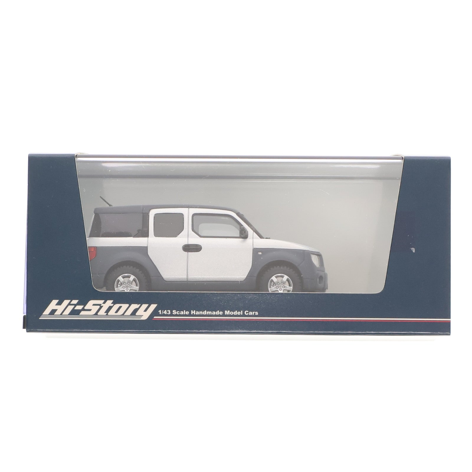 【中古即納】[MDL] ハイ・ストーリーシリーズ 1/43 Honda ELEMENT(エレメント) 2003(サテンシルバー・メタリック) 完成品 ミニカー(HS434SL) ハイストーリー(20240121)
