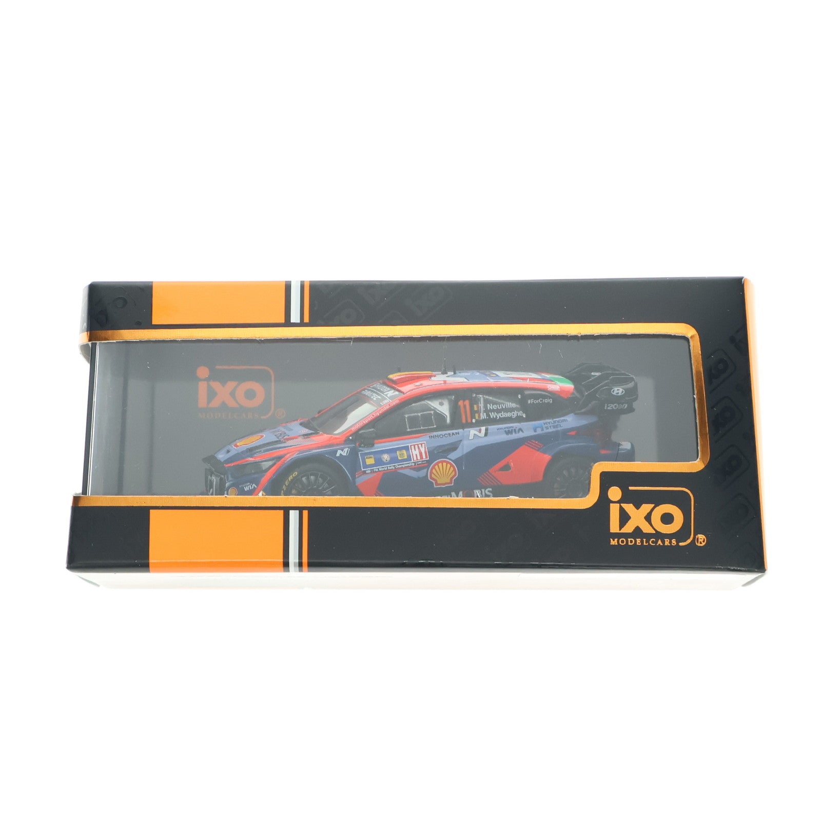 【中古即納】[MDL] 1/43 ヒョンデ i20 N Rally1(ラリー1) 2023年セントラルヨーロッパラリー 優勝 T.Neuville/M.Wydaeghe #11 完成品 ミニカー(RAM909) IXO Models(イクソモデルス)(20240828)