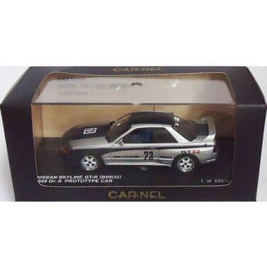 【中古即納】[MDL] 1/43 NISSAN SKYLINE GT-R(BNR32) 1989 グループA ベース仕様 プロトタイプカー(シルバー×ブラック) 完成品 ミニカー(CN438923) CARNEL(カーネル)(19991231)