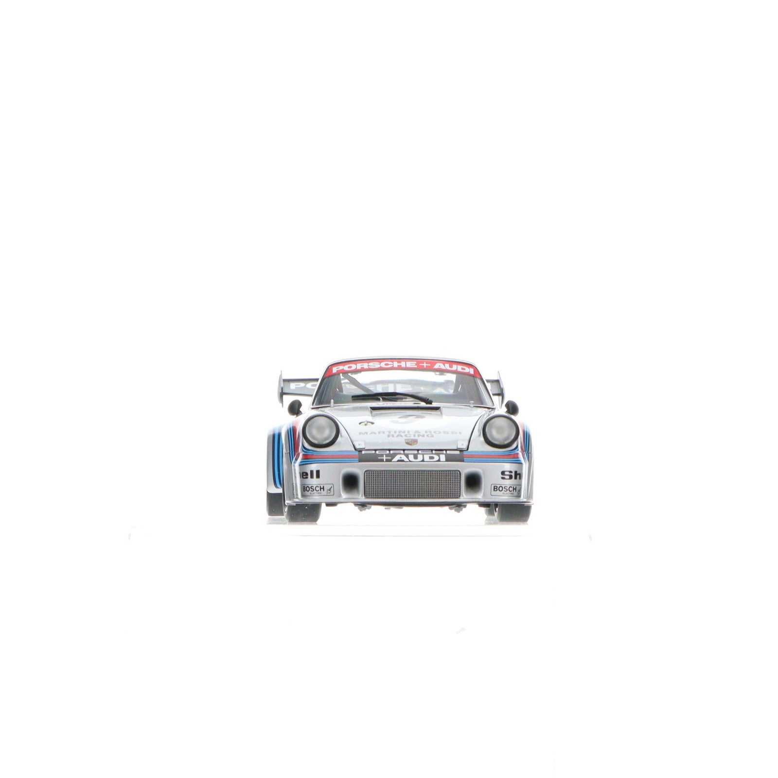 【中古即納】[MDL] MILLENNIUM 1/18 PORSCHE 911 CARRERA RSR TURBO 2.1 WATKINS GLEN 1974 MARTINI #9(ホワイト×レッド×ブルー) 完成品 ミニカー(87475) AUTOart(オートアート)(20070520)