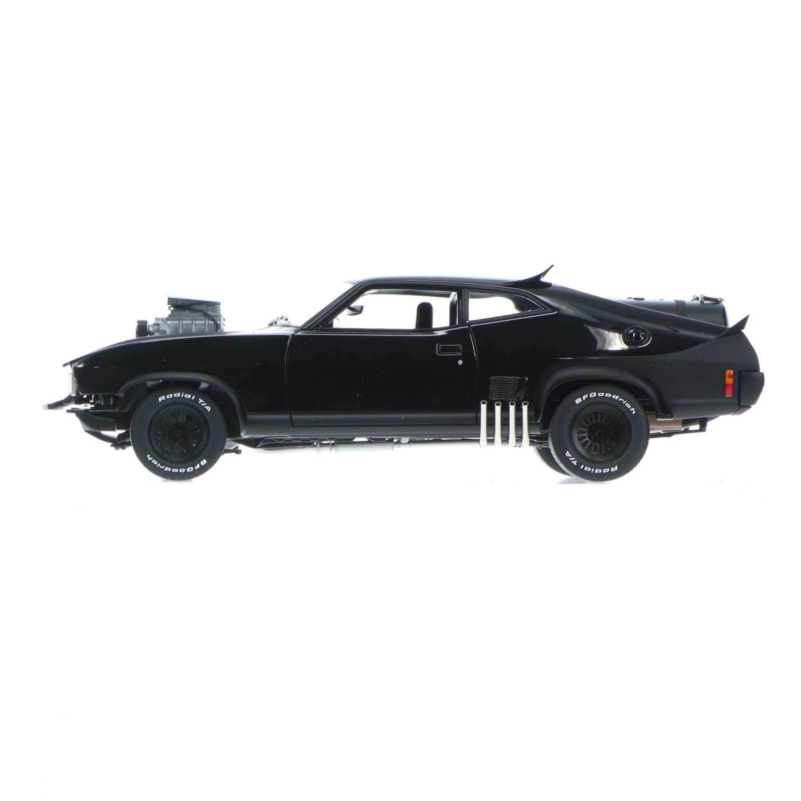 【中古即納】[MDL] 1/18 インターセプター アップグレードバージョン(ブラック) Mad Max2 THE ROAD WARRIOR(マッドマックス2 ザ・ロードウォリアー) 完成品 ミニカー(72764) AutoArt(オートアート)(20131017)