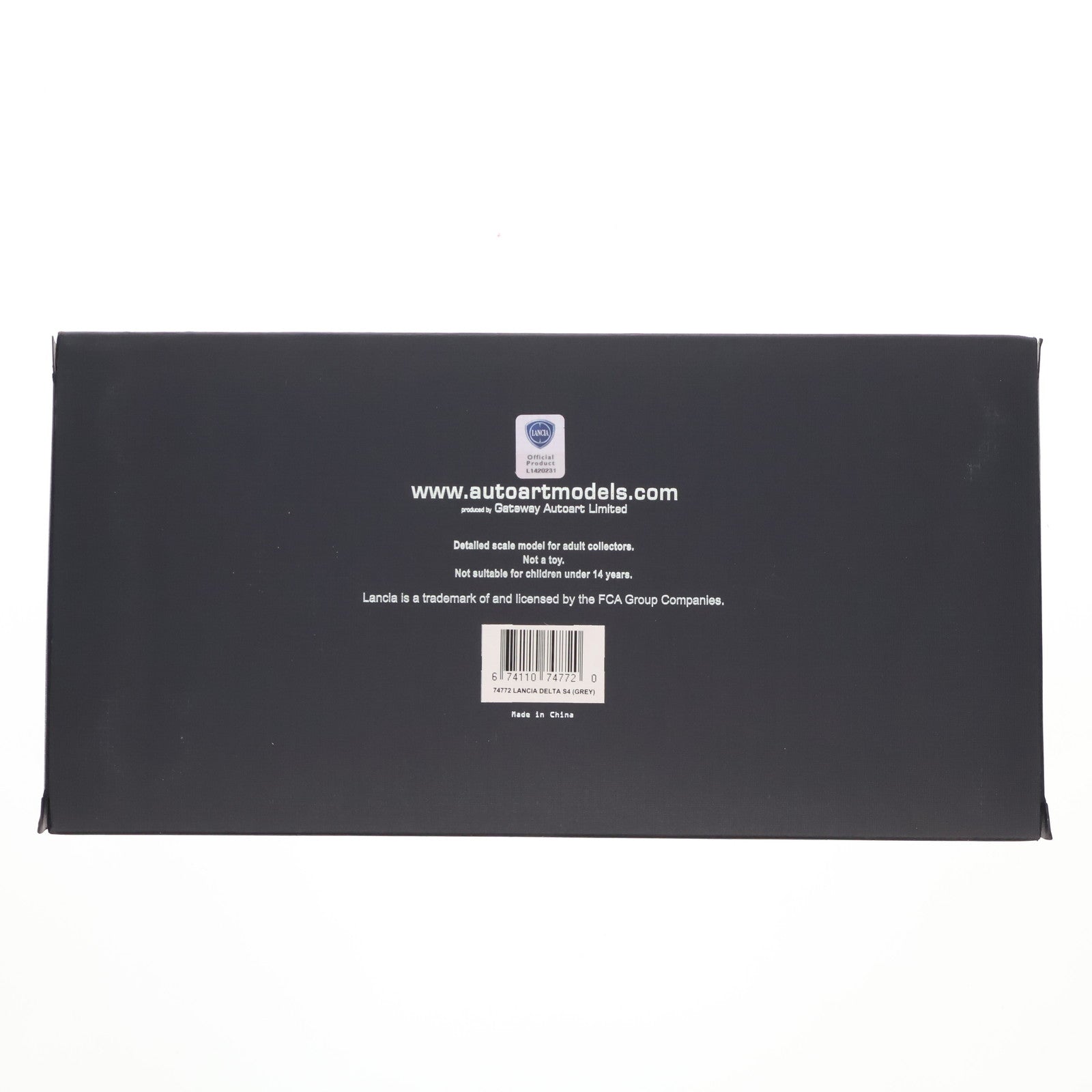 【中古即納】[MDL] シグネチャーシリーズ 1/18 ランチア デルタ S4 ストラダーレ(グレー) 完成品 ミニカー(74772) AutoArt(オートアート)(20151010)