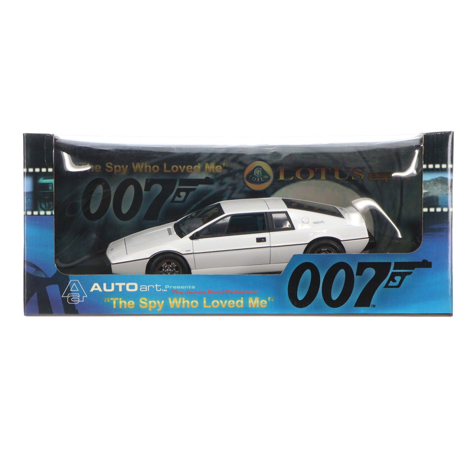 【中古即納】[MDL] The James Bond Collection 1/18 Lotus Esprit(ロータス エスプリ) TYPE '79(ホワイト) 007/私を愛したスパイ 完成品 ミニカー(75300) AUTOart(オートアート)(19991231)