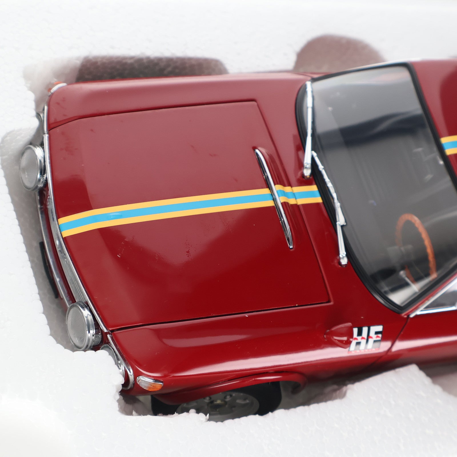 【中古即納】[MDL] MILLENNIUM 1/18 LANCIA FULVIA 1.6HF FANALONE(レッド) 完成品 ミニカー(74703) AutoArt(オートアート)(20100531)