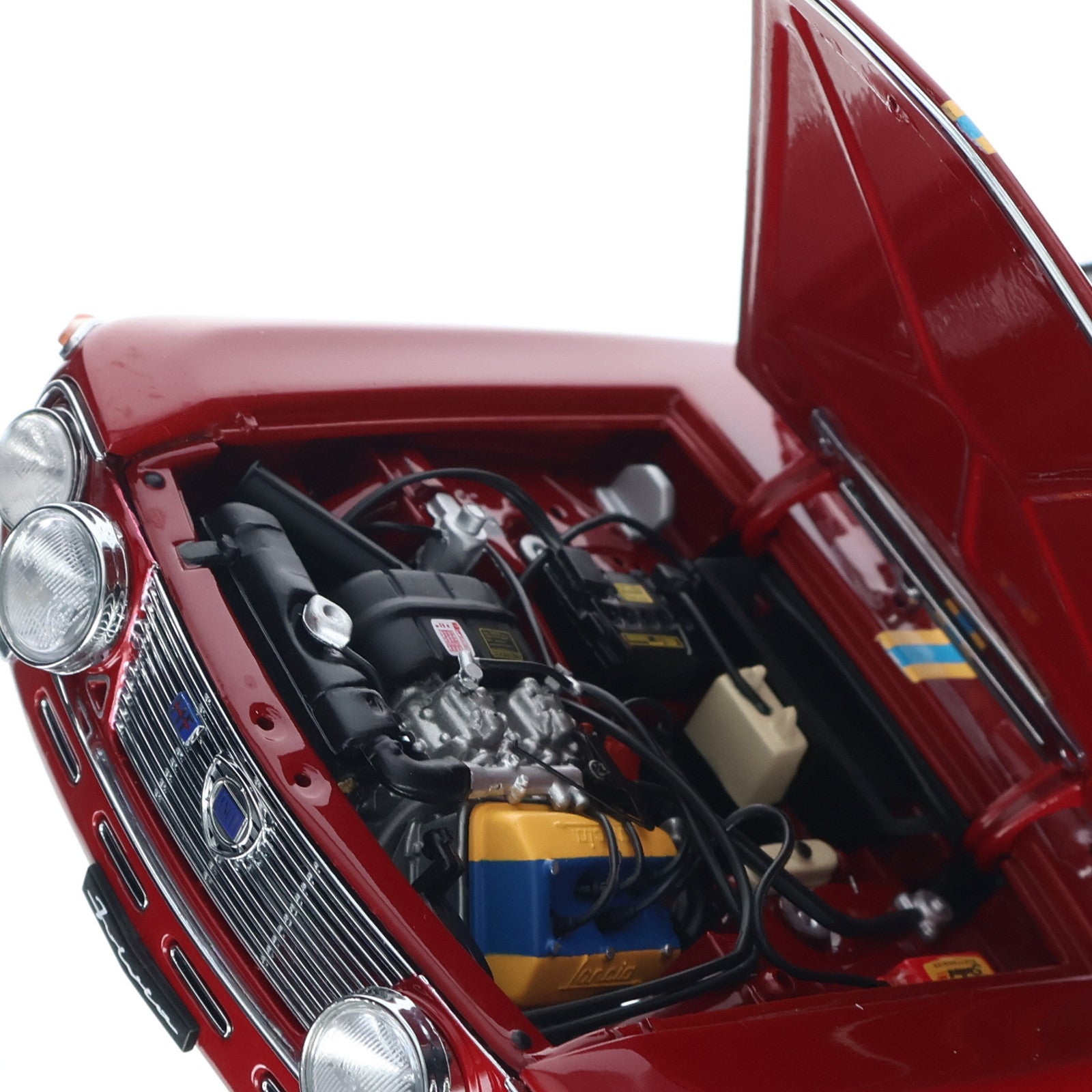 【中古即納】[MDL] MILLENNIUM 1/18 LANCIA FULVIA 1.6HF FANALONE(レッド) 完成品 ミニカー(74703) AutoArt(オートアート)(20100531)