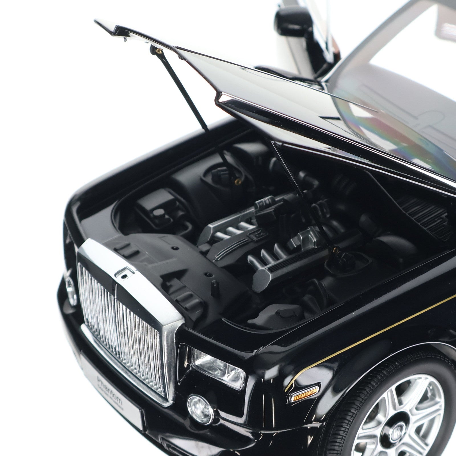 【中古即納】[MDL] (再販) 1/18 ロールス・ロイス ファントム EWB(ブラック) 完成品 ミニカー(KS08841DBK2) 京商(20250930)