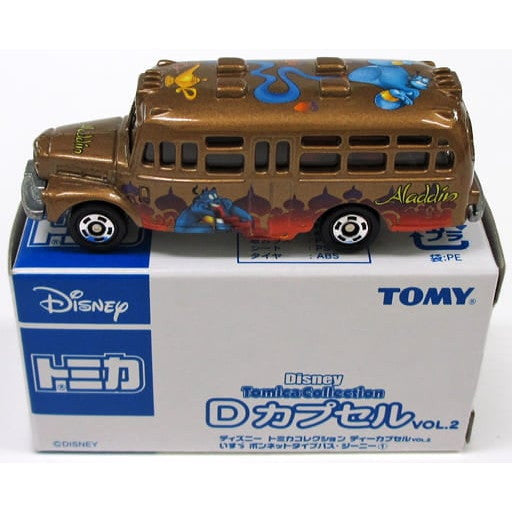 【中古即納】[MDL] ディズニートミカコレクション Dカプセル VOL.2 1/110 いすず ボンネットタイプバス ジーニー(ゴールド) アラジン 完成品 ミニカー タカラトミー(20061220)
