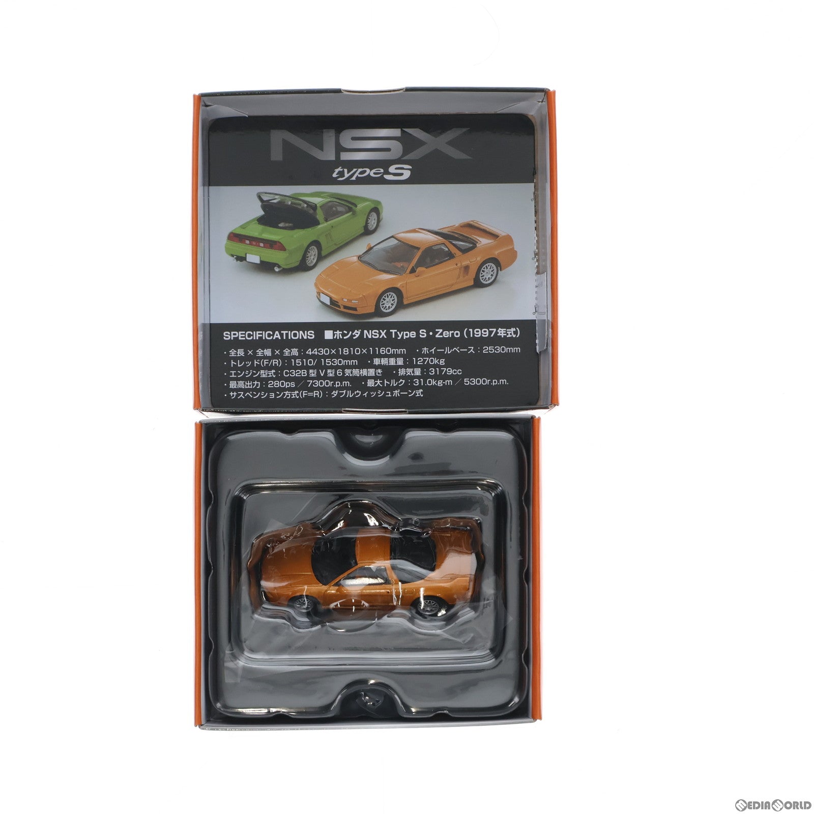 【中古即納】[MDL] トミカリミテッドヴィンテージ NEO LV-N228a ホンダ NSX TypeS-Zero(オレンジ) 1/64 完成品 ミニカー(313038) TOMYTEC(トミーテック)(20210313)