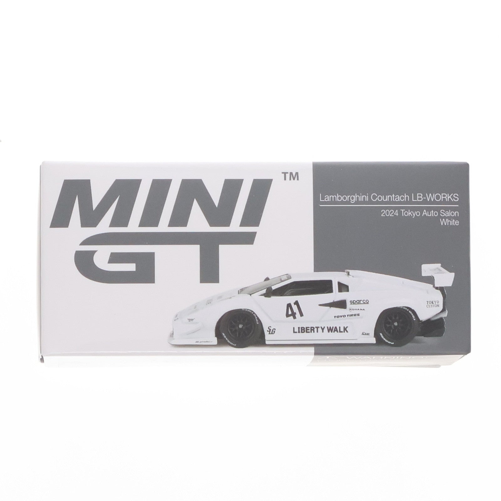 【中古即納】[MDL] ミニGTシリーズ 1/64 ランボルギーニ カウンタック LB-WORKS 東京オートサロン 2024 左ハンドル(ホワイト) 完成品 ミニカー(MGT00966-L) TSM(トゥルースケールミニチュアズ)(20250710)