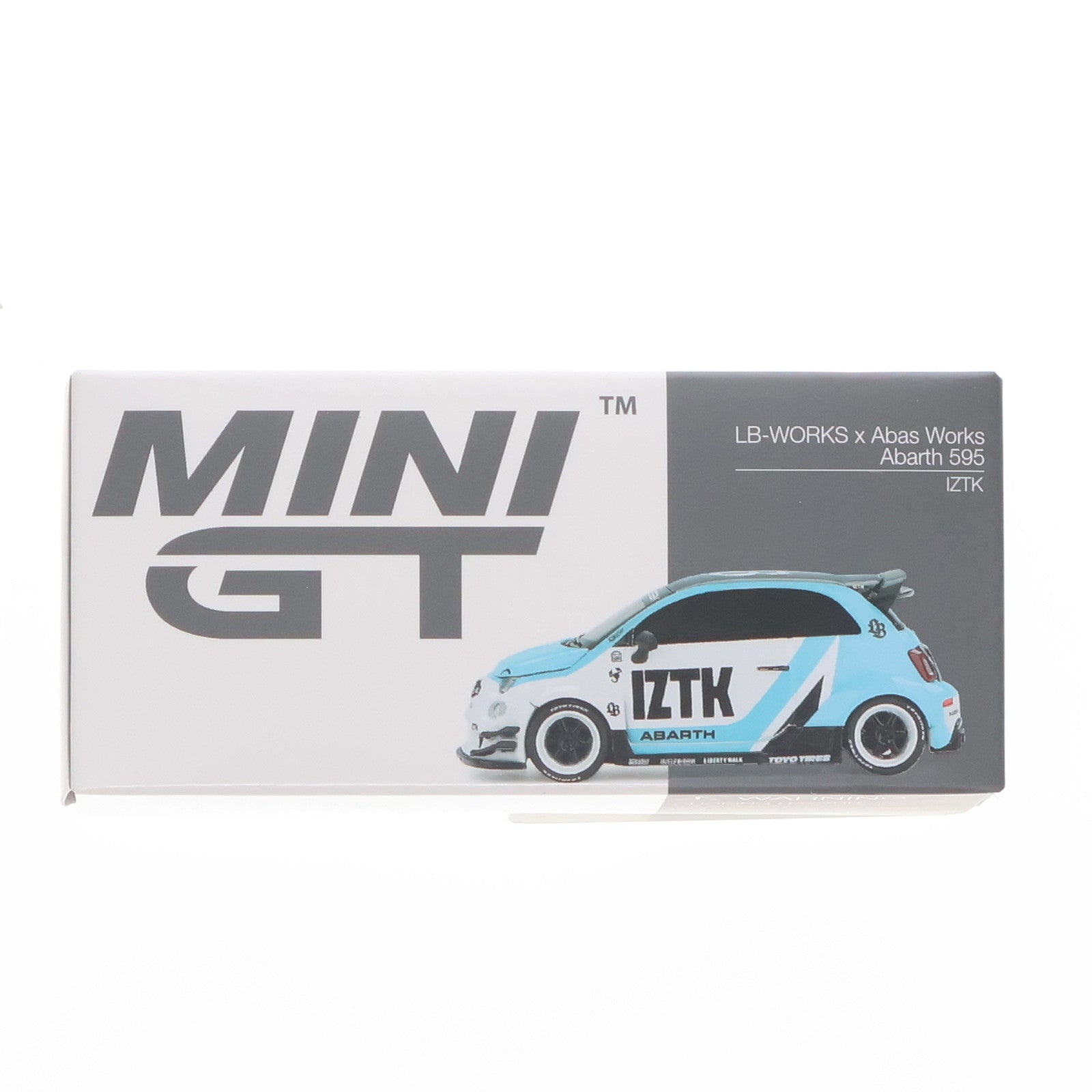 【中古即納】[MDL] ミニGTシリーズ 1/64 アバルト 595 LB-WORKS x Abas Works IZTK(左ハンドル) 完成品 ミニカー(MGT01051-L) TSM(トゥルースケールミニチュアズ)(20251025)