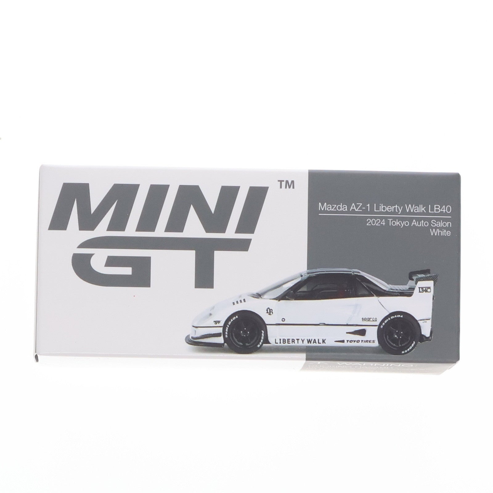 【中古即納】[MDL] ミニGTシリーズ 1/64 マツダ AZ-1 リバティーウォーク LB40 東京オートサロン 2024 右ハンドル(ホワイト) 完成品 ミニカー(MGT00953-R) TSM(トゥルースケールミニチュアズ)(20250829)