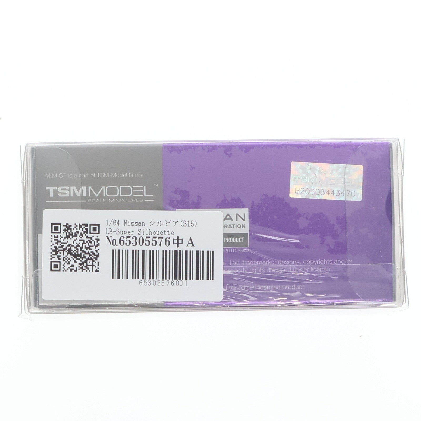 【中古即納】[MDL] ミニGTシリーズ 1/64 Nissan シルビア(S15) LB-Super Silhouette 2022 Formula Drift Japan(右ハンドル) #555 完成品 ミニカー(MGT00576-R) TSM(トゥルースケールミニチュアズ)(20231222)