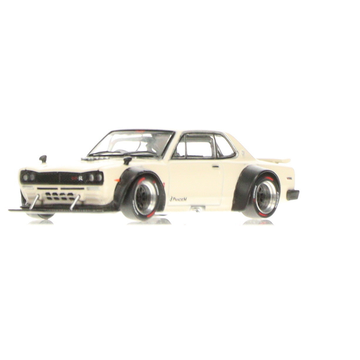 【中古即納】[MDL] 1/64 NISSAN SKYLINE(ニッサン スカイライン) GT-R V8 DRIFT(HAKOSUKA) WHITE 完成品 ミニカー(PR640113) POP RACE(ポップレース)(20240913)