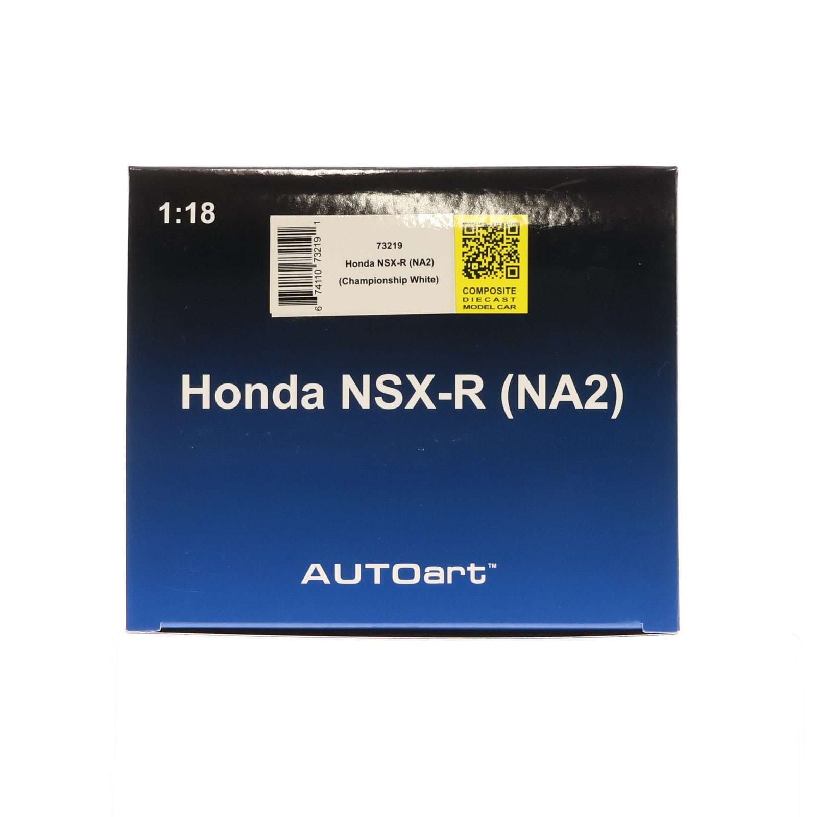 【中古即納】[MDL] 1/18 ホンダ NSX-R NA2(チャンピオンシップホワイト) 完成品 ミニカー(73219) AutoArt(オートアート)(20220227)