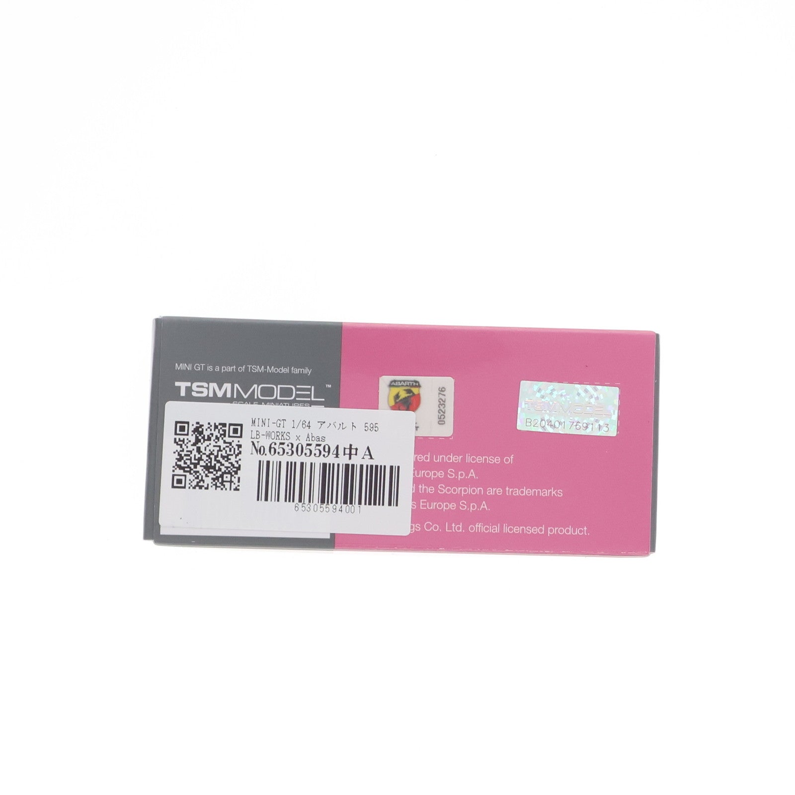 【中古即納】[MDL] MINI-GT 1/64 アバルト 595 LB-WORKS x Abas Works ピンク(左ハンドル) 完成品 ミニカー(MGT00851-L) TSM(トゥルースケールミニチュアズ)(20250331)