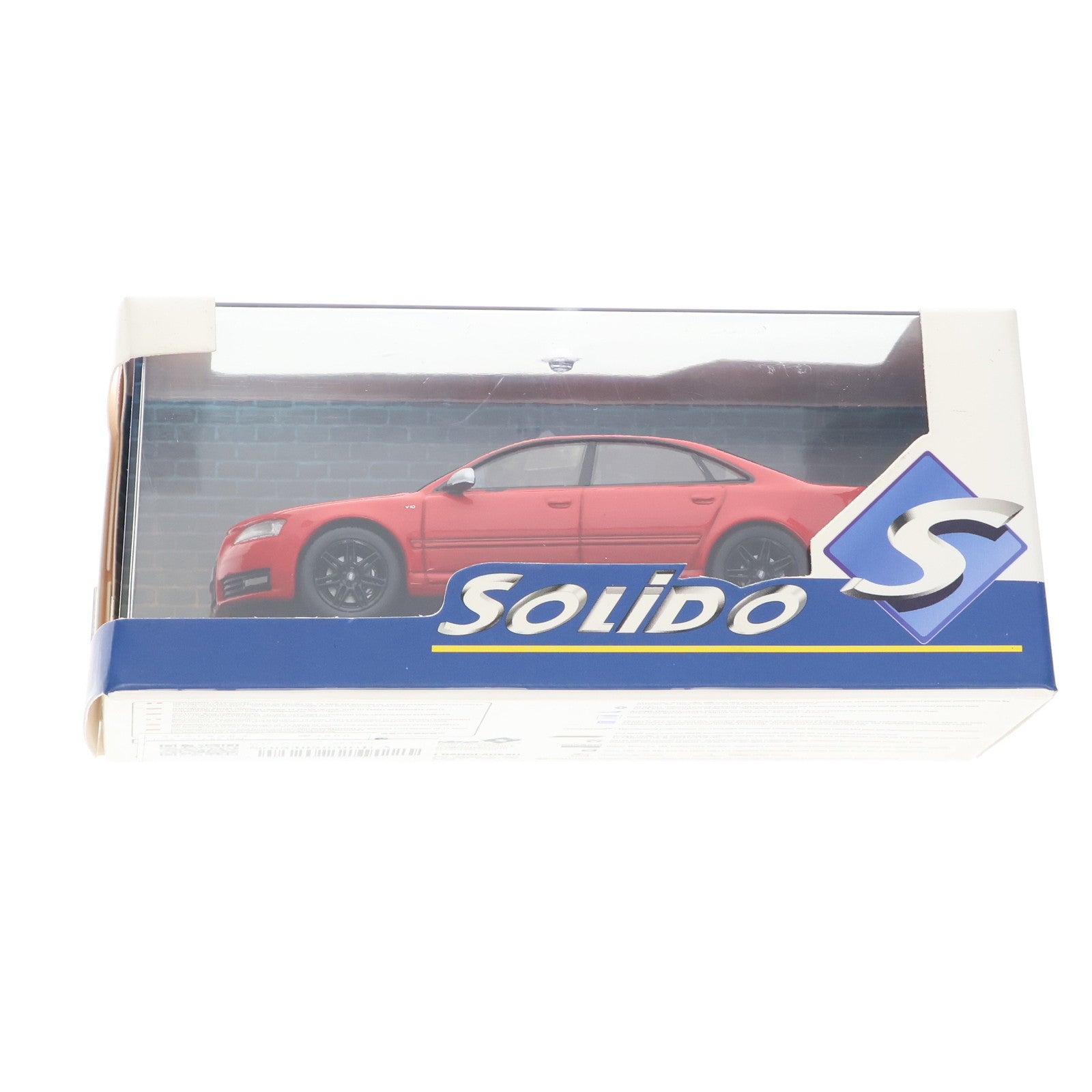 【中古即納】[MDL] 1/43 アウディ S8 D3(レッド) 完成品 ミニカー(S4313304) solido(ソリド)(20240222)