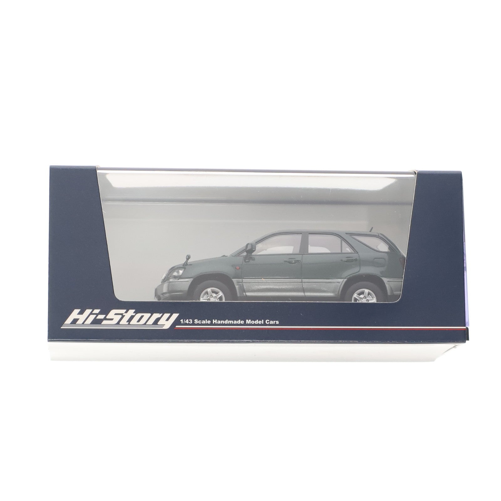 【中古即納】[MDL] ハイ・ストーリーシリーズ 1/43 Toyota HARRIER(ハリアー) 3.0 FOUR G Package 1997(グリーンマイカ) 完成品 ミニカー(HS449GR) ハイストーリー(20240218)